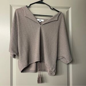 Brown metallic Jack by bb Dakota blouse